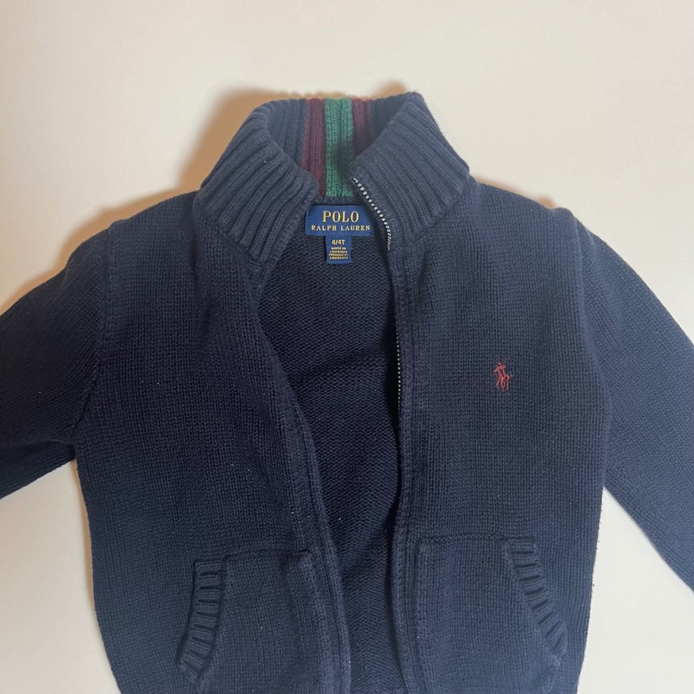 Ralph Lauren Classic Zipper Sweater 4T